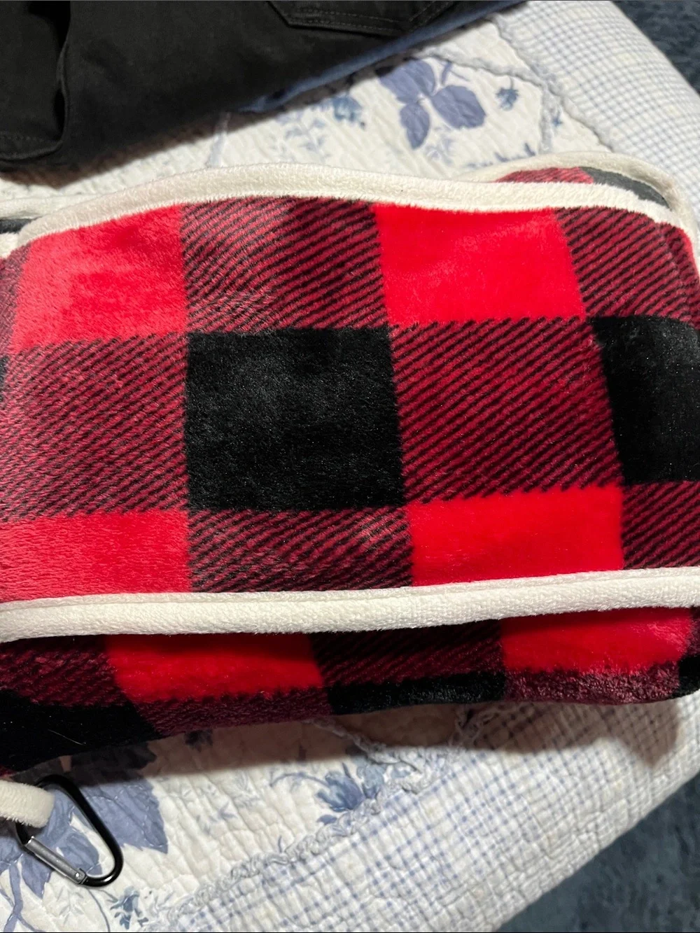 Red Buffalo Plaid Travel Blanket